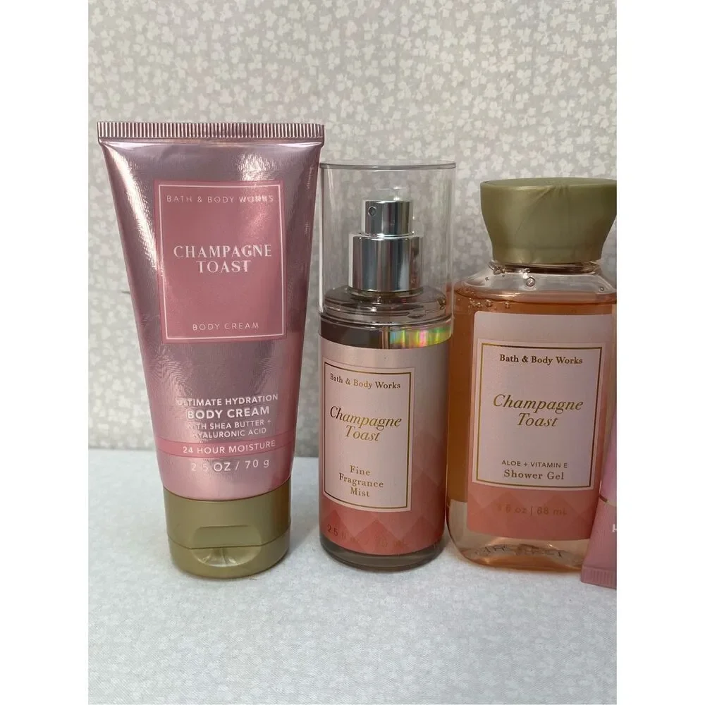 Bath and Body Works Champagne Toast 5 Piece Travel Size Set